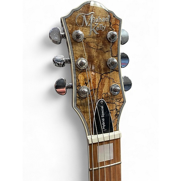 Used Michael Kelly BURLY HH NATURAL Hollow Body Electric Guitar