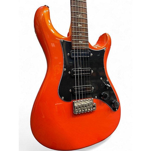 Used PRS SE NF3 Metallic Orange Solid Body Electric Guitar