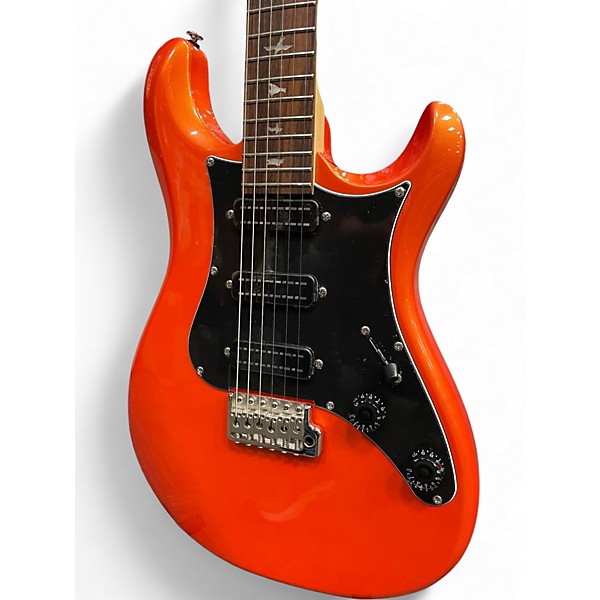 Used PRS SE NF3 Metallic Orange Solid Body Electric Guitar