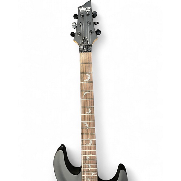 Used Schecter Guitar Research DIAMOND SERIES DAIMEN FR Satin Black Solid Body Electric Guitar