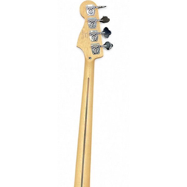 Used Squier Jazz Bass Natural Electric Bass Guitar
