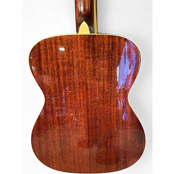 Used Flinthill Round Neck Resonator Sunburst Resonator Guitar