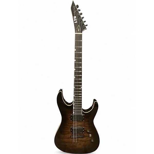 Used ESP Ltd JM-11 Josh Middleton signature Black Shadow Burst Solid Body Electric Guitar