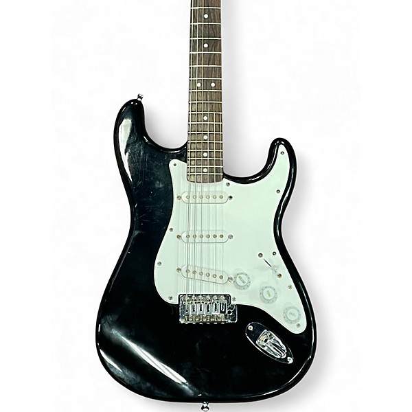 Used Squier Affinity Stratocaster Black Solid Body Electric Guitar