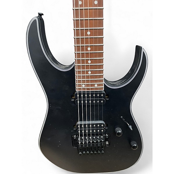 Used Ibanez rg7420ex Black Solid Body Electric Guitar