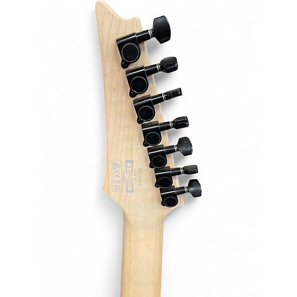 Used Ibanez rg7420ex Black Solid Body Electric Guitar