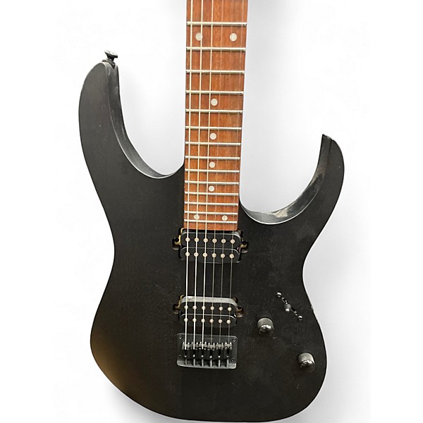 Used Ibanez rgrt421 black Solid Body Electric Guitar