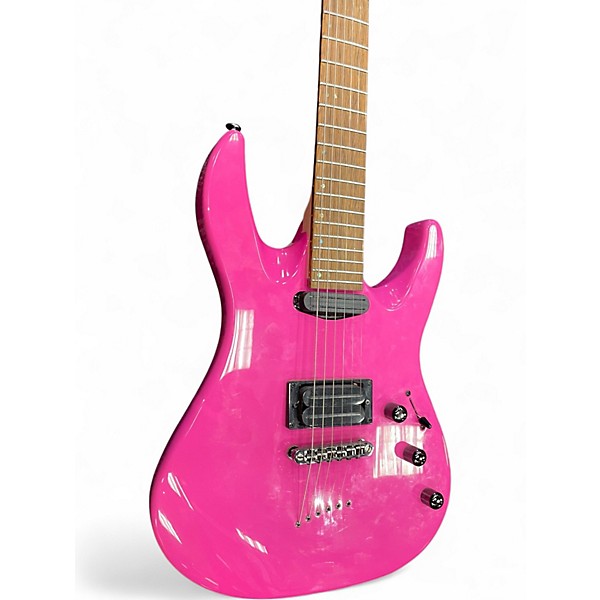 Used Mitchell MD200 Pink Solid Body Electric Guitar