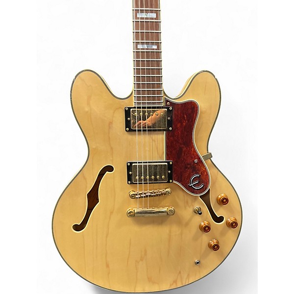 Used Epiphone Sheraton II Natural Hollow Body Electric Guitar