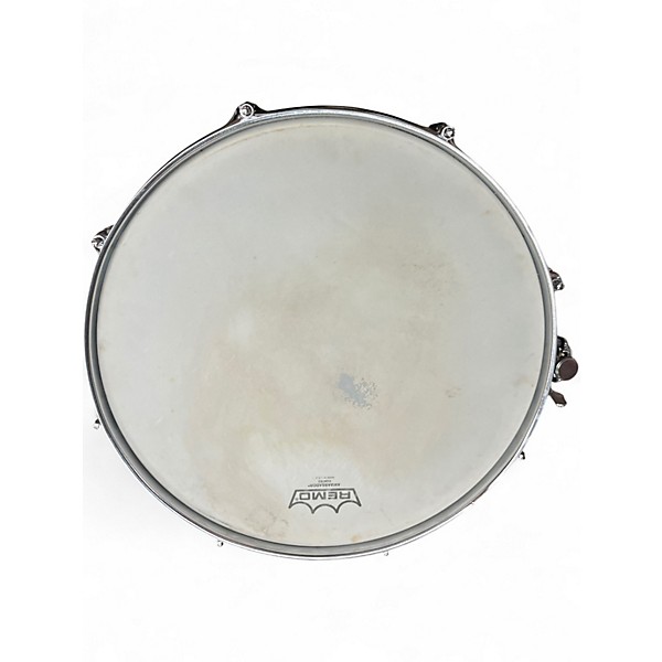 Used Rogers 14X5 POWERTONE CHROME OVER BRASS SNARE CHROME Drum
