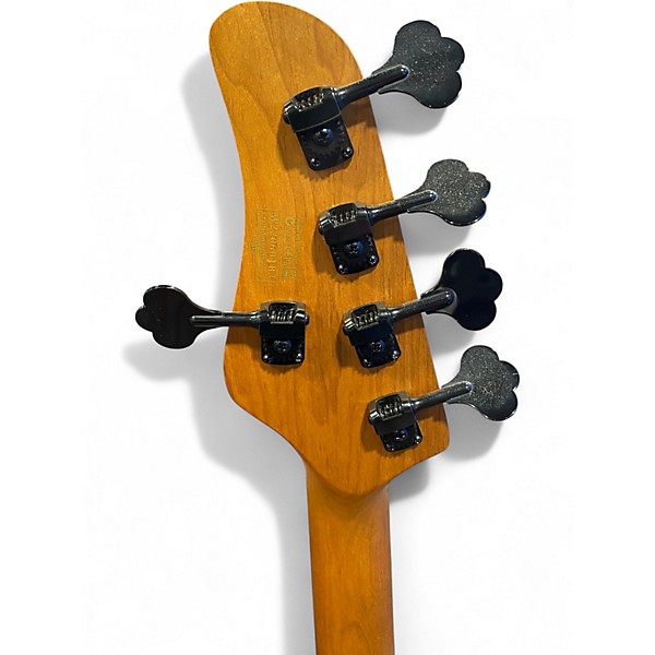 Used Schecter Guitar Research Model T 5 Black Limba Electric Bass Guitar