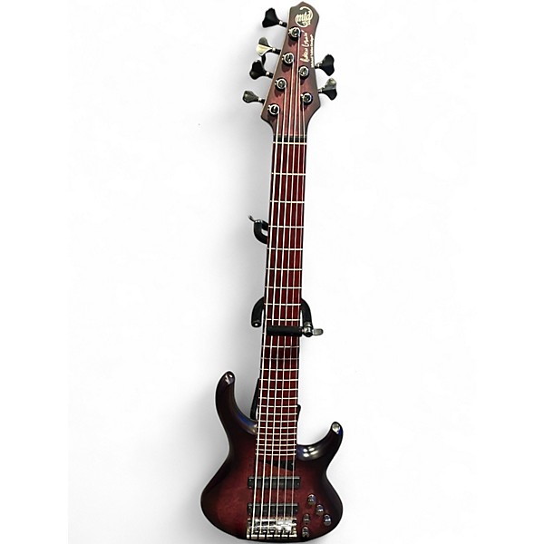 Used MTD Kingston AG-6 Smoky Purple Satin Electric Bass Guitar