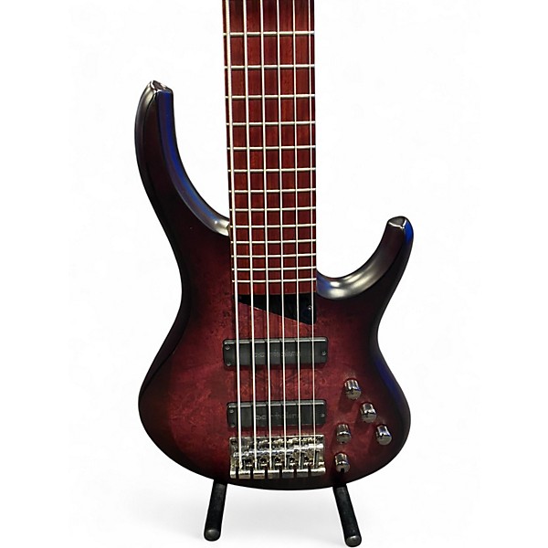 Used MTD Kingston AG-6 Smoky Purple Satin Electric Bass Guitar