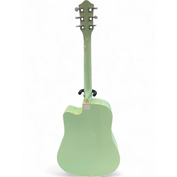 Used Bcp acoustic Seafoam Green Acoustic Guitar