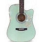 Used Bcp acoustic Seafoam Green Acoustic Guitar