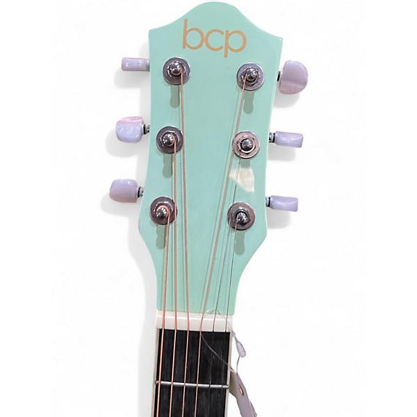 Used Bcp acoustic Seafoam Green Acoustic Guitar