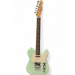 Used Squier Bullet Telecaster Surf Green Solid Body Electric Guitar