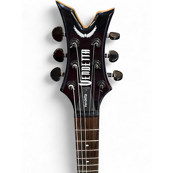 Used Dean Vendetta Black Solid Body Electric Guitar