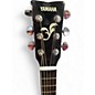 Used Yamaha FGX412CMAB Trans Green Acoustic Electric Guitar