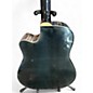 Used Yamaha FGX412CMAB Trans Green Acoustic Electric Guitar