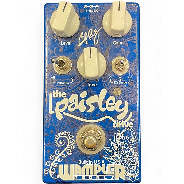 Used Wampler Brad Paisley Signature Overdrive Effect Pedal