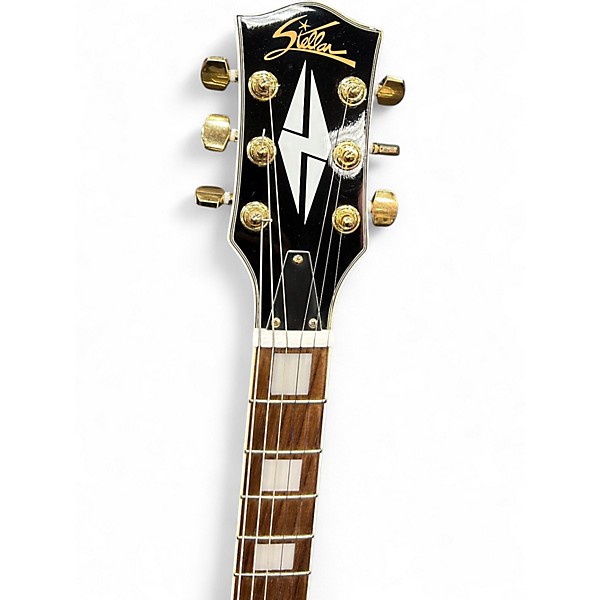 Used Stellar mercury white Solid Body Electric Guitar