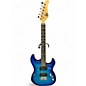 Used Pyle STRAT Blue Sunburst Solid Body Electric Guitar thumbnail