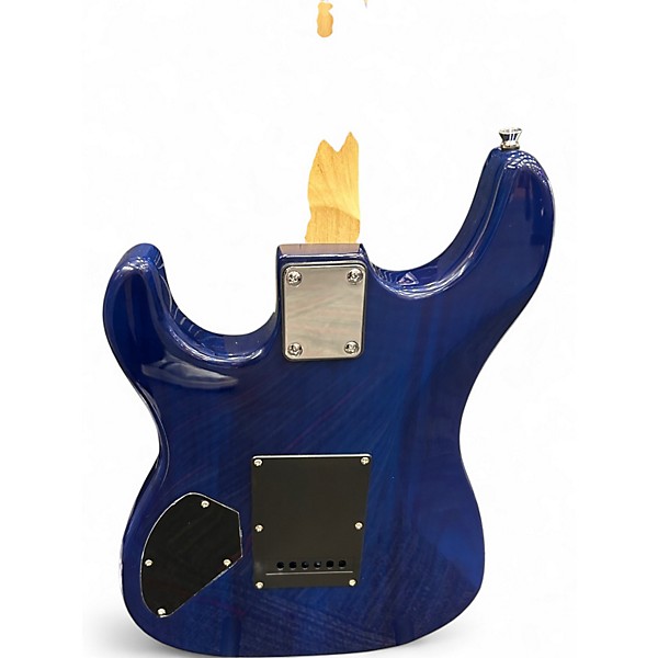 Used Pyle STRAT Blue Sunburst Solid Body Electric Guitar