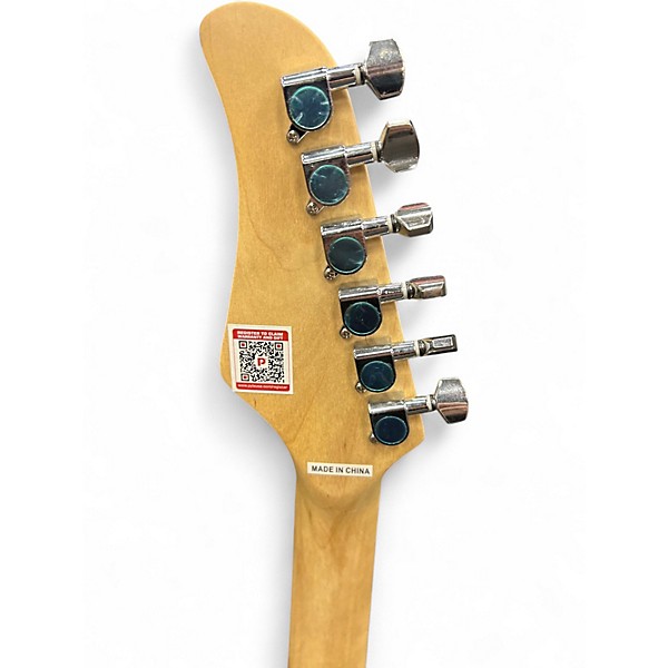 Used Pyle STRAT Blue Sunburst Solid Body Electric Guitar