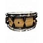 Used Orange County Drum & Percussion 14in maple snare natural black burst Drum