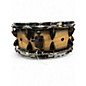 Used Orange County Drum & Percussion 14in maple snare natural black burst Drum