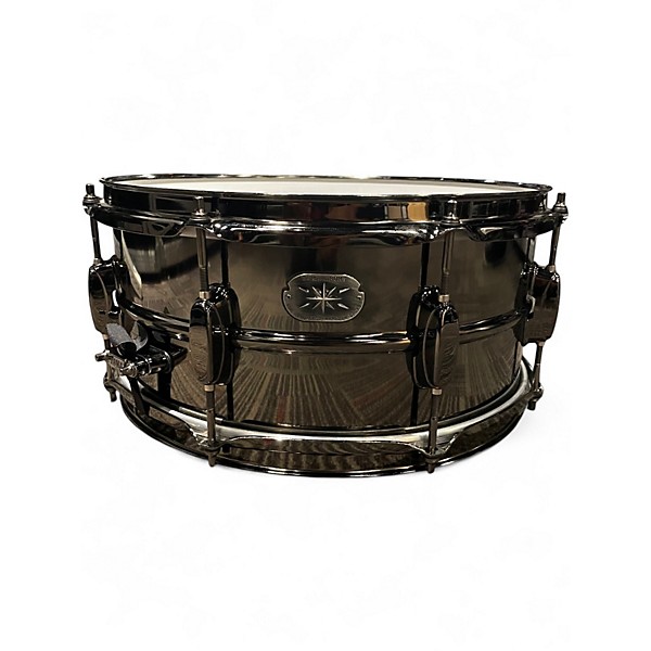 Used TAMA 14in Metalworks Snare Metallic Silver Drum