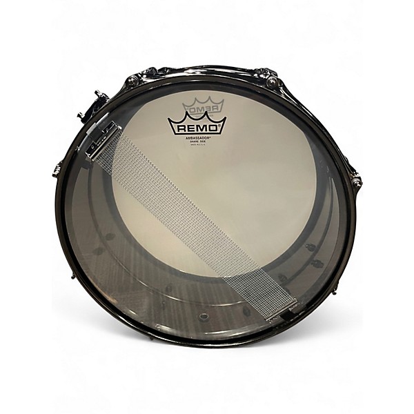 Used TAMA 14in Metalworks Snare Metallic Silver Drum