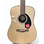Used Fender CD60 Dreadnought Natural Acoustic Guitar