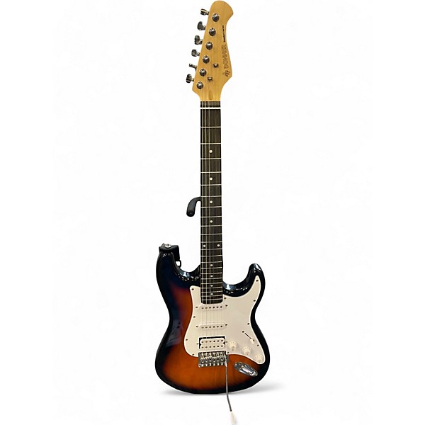 Used Donner STANDARD SERIES 2 Color Sunburst Solid Body Electric Guitar