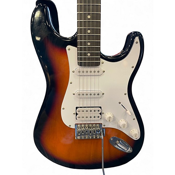 Used Donner STANDARD SERIES 2 Color Sunburst Solid Body Electric Guitar
