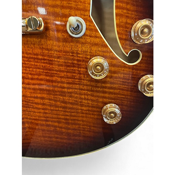 Used Ibanez JSM100 VINTAGE BURST Hollow Body Electric Guitar