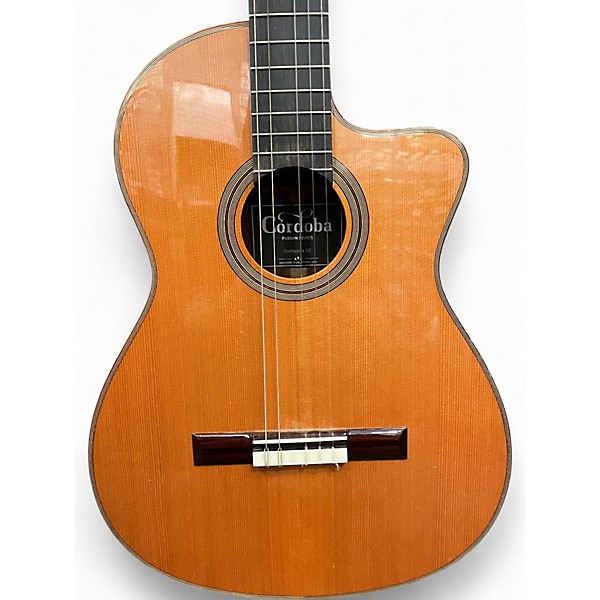 Used Cordoba Fusion Orchestra CE Tobacco Classical Acoustic Electric Guitar