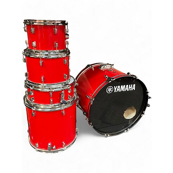 Used Yamaha 5 Piece Rydeen Red Drum Kit
