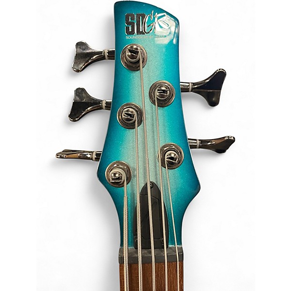 Used Ibanez SR305 5 String DEEP OCEAN ETALIC Electric Bass Guitar