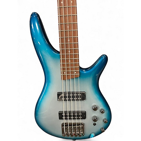 Used Ibanez SR305 5 String DEEP OCEAN ETALIC Electric Bass Guitar