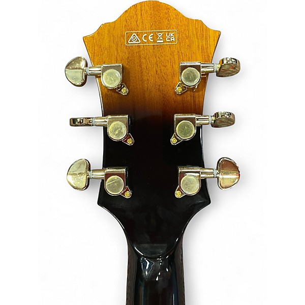 Used Ibanez AF95FM Yellow Sunburst Hollow Body Electric Guitar