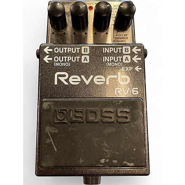Used BOSS RV6 Digital Reverb Effect Pedal
