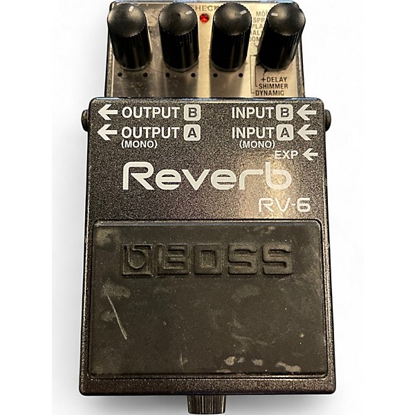 Used BOSS RV6 Digital Reverb Effect Pedal