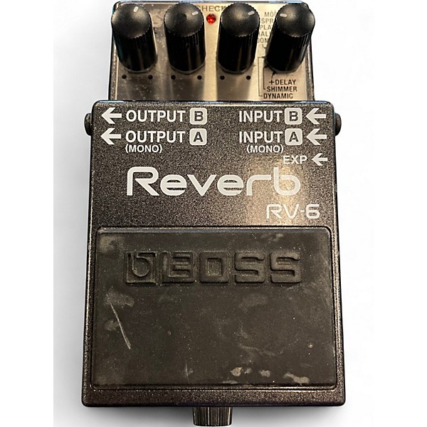 Used BOSS RV6 Digital Reverb Effect Pedal