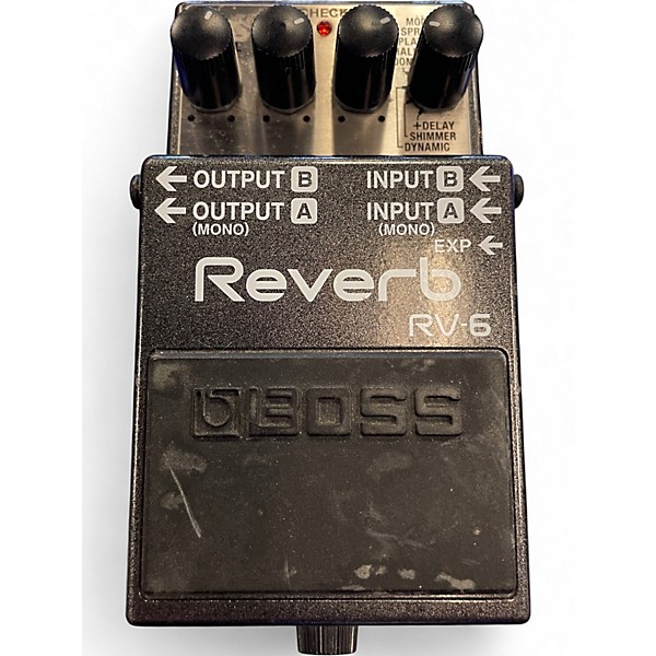 Used BOSS RV6 Digital Reverb Effect Pedal