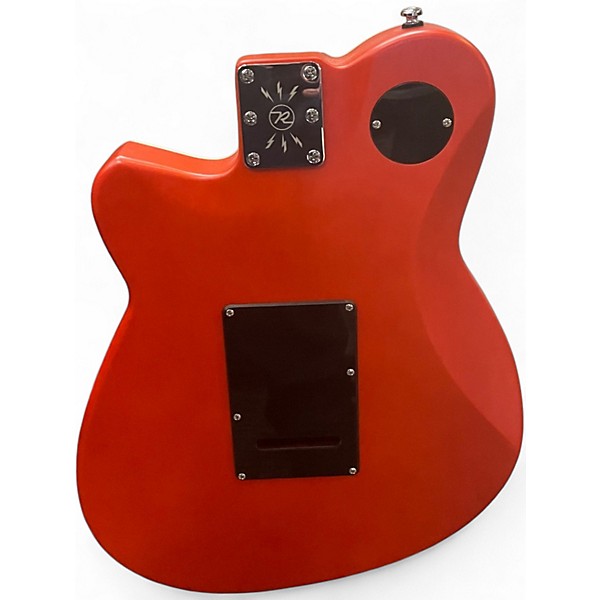 Used Reverend Reeves Gabrels Signature Satin Orange Flame Solid Body Electric Guitar