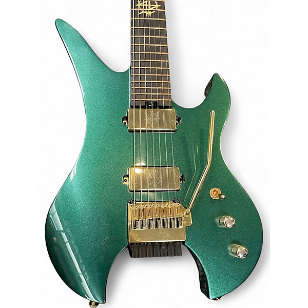 Used Schecter Guitar Research Synyster Gates Custom 7-String TR Oak Green Metallic Solid Body Electric Guitar