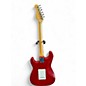 Used Indiana IE-1 Trans Red Solid Body Electric Guitar