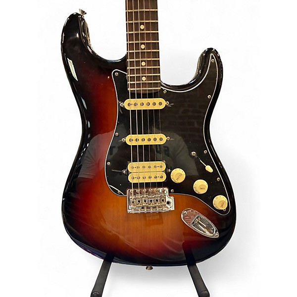Used Fender American Performer Stratocaster HSS 3 Color Sunburst Solid Body Electric Guitar